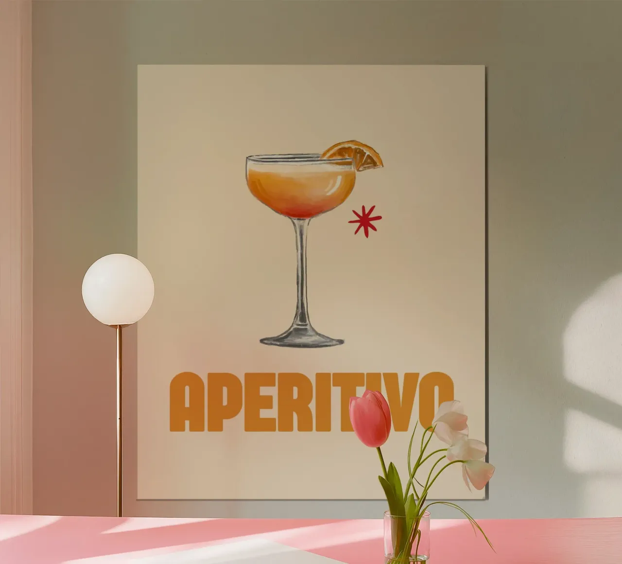 Aperitief poster van Happy Poster