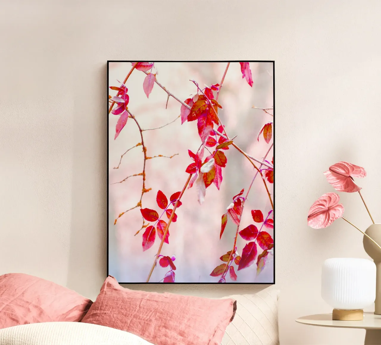 Red Leaves plexiglass da ArtSkratches