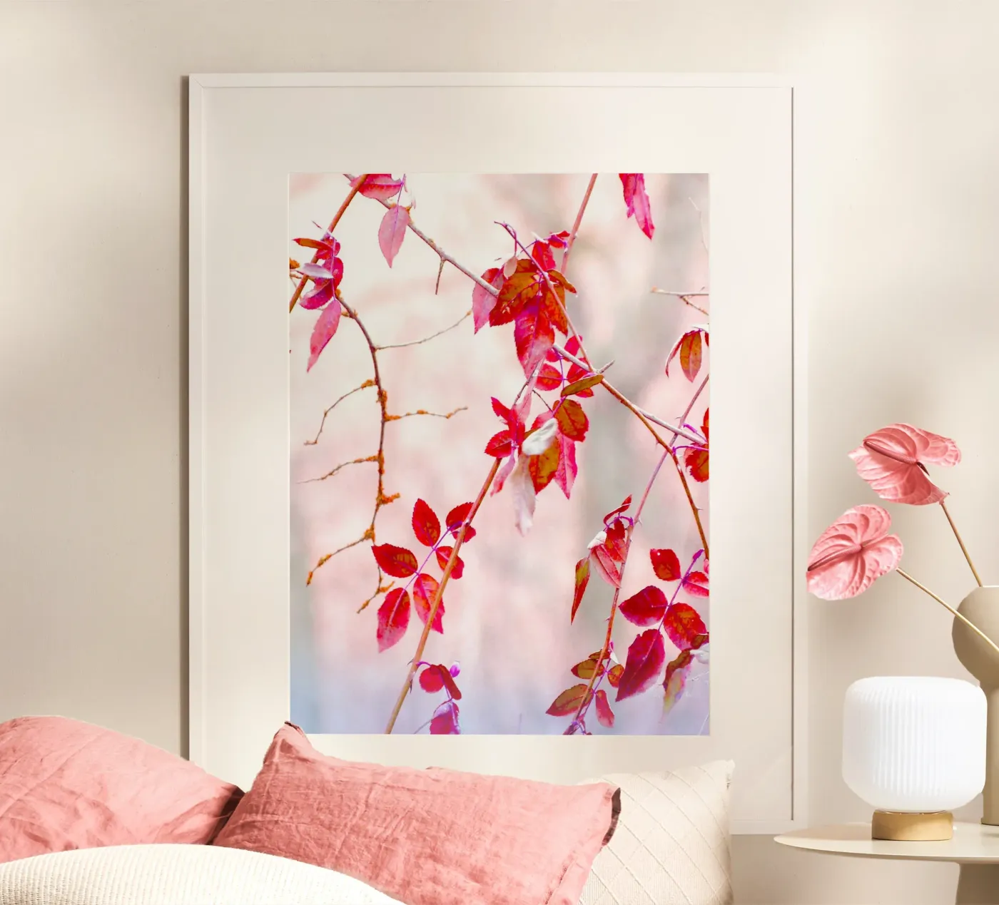 Red Leaves poster van ArtSkratches