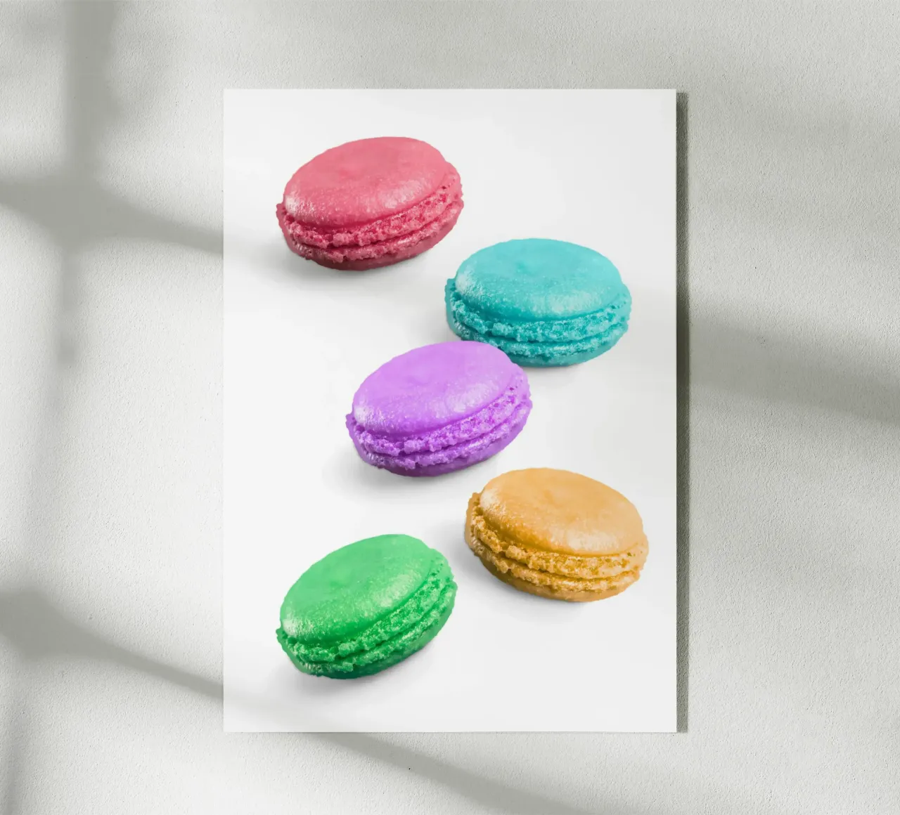 Colorful Macarons plexiglass da Funkydays
