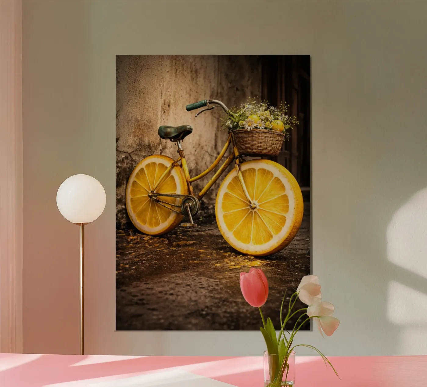 Lemon bicycle poster da Funkydays