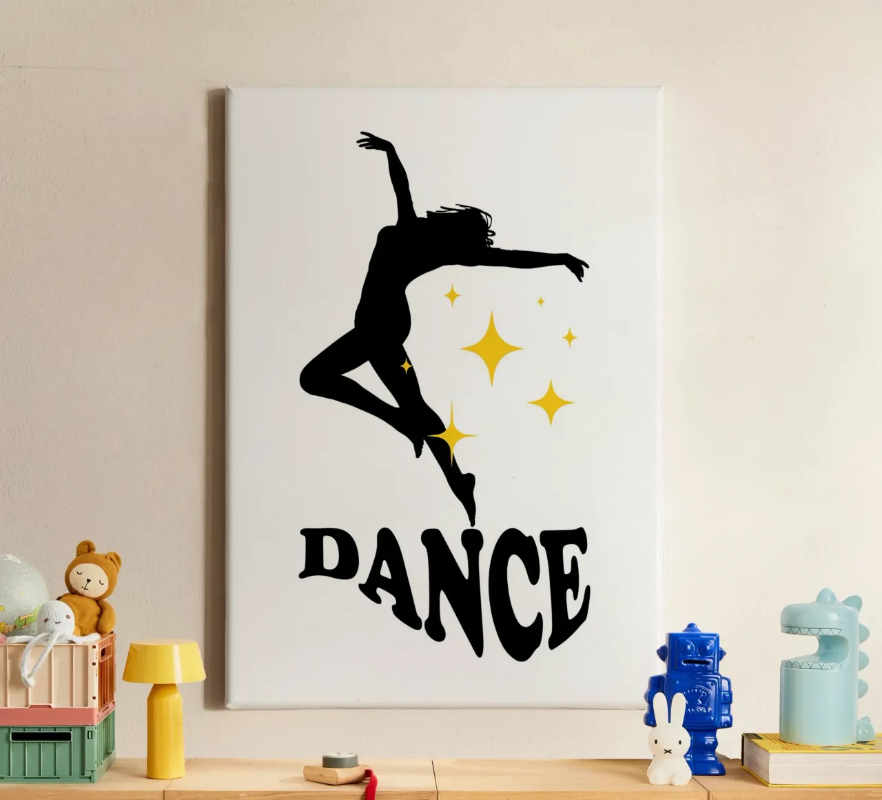 Dance canvas by Funkydays