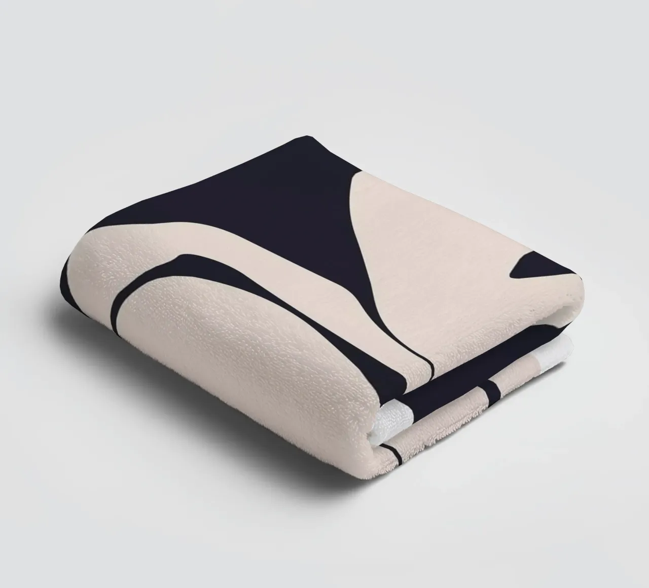 Abstract figure - Minimalist body design towel by Whole©