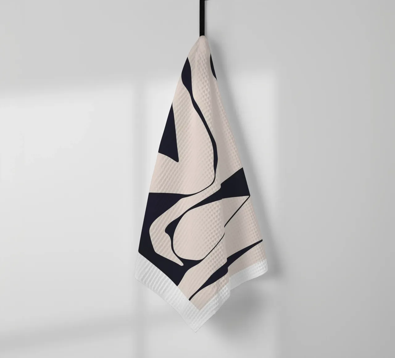 Abstract figure - Minimalist body design tea towel by Whole©