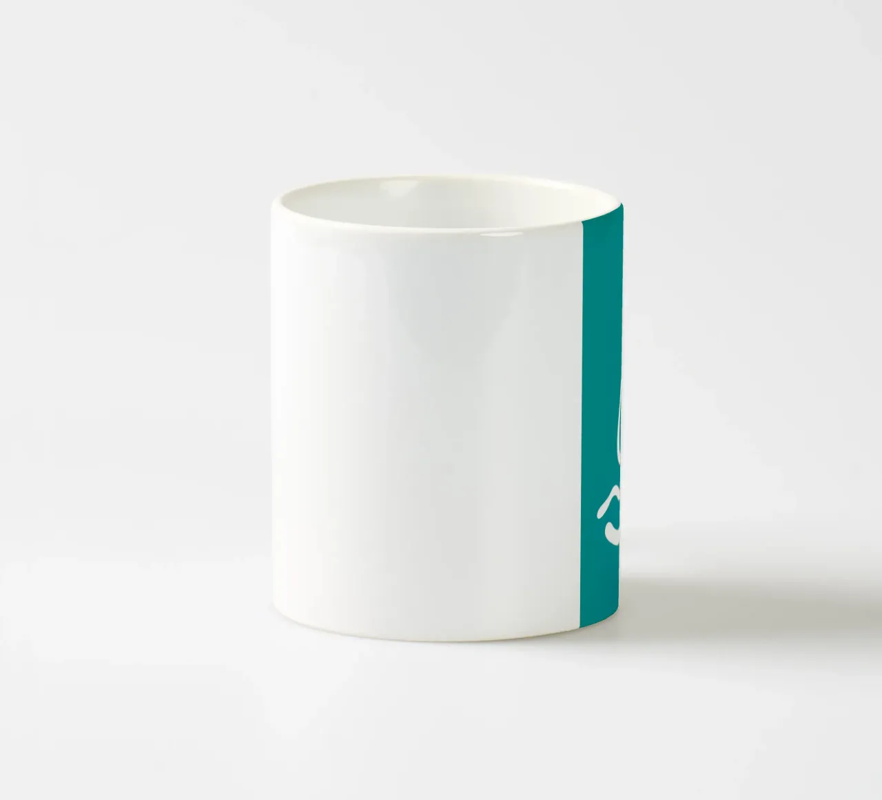 abstract facial outlines tazza in ceramica da edsonramosart