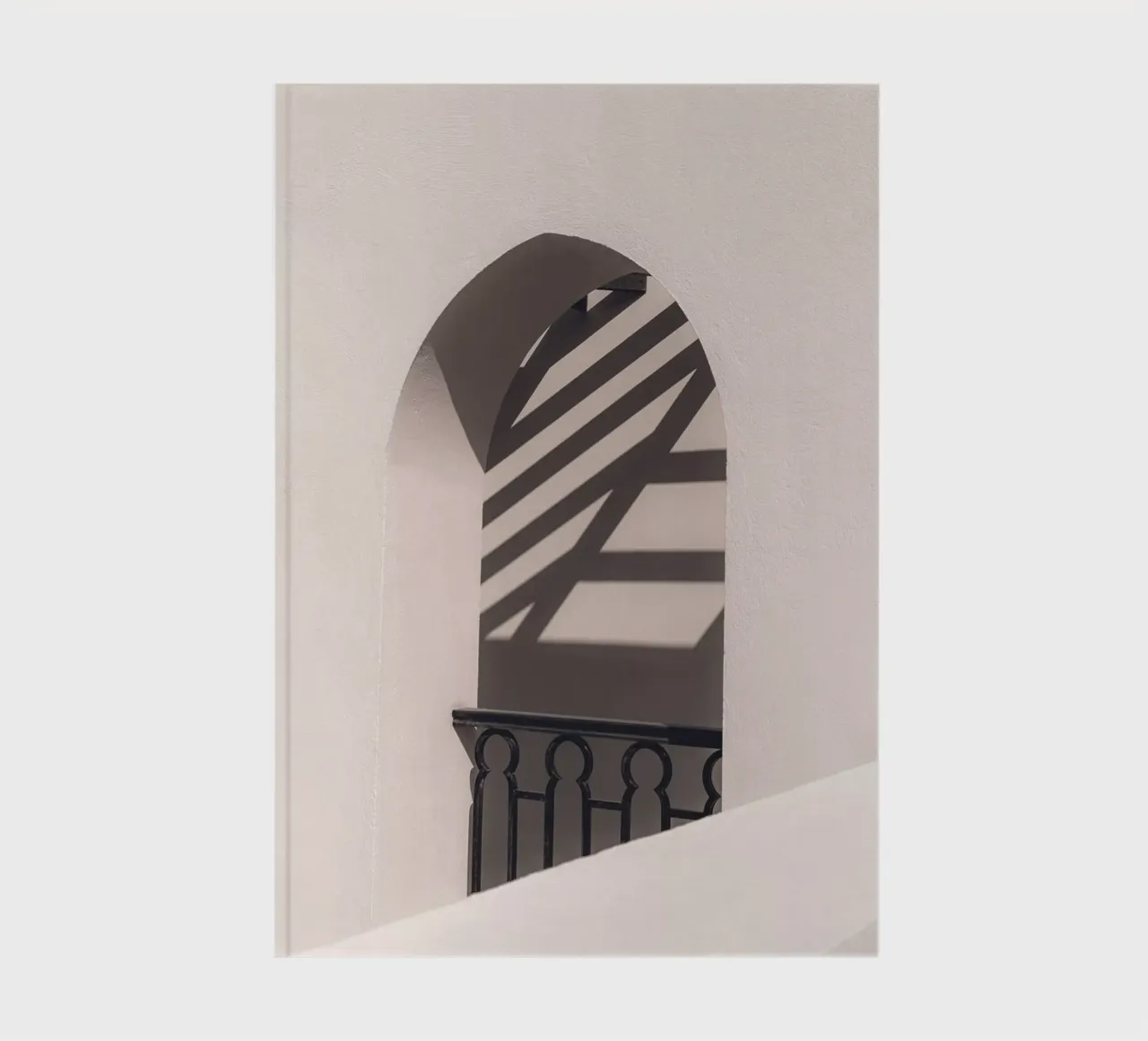 Minimalist architecture - Geometric shadows notebook by Whole©