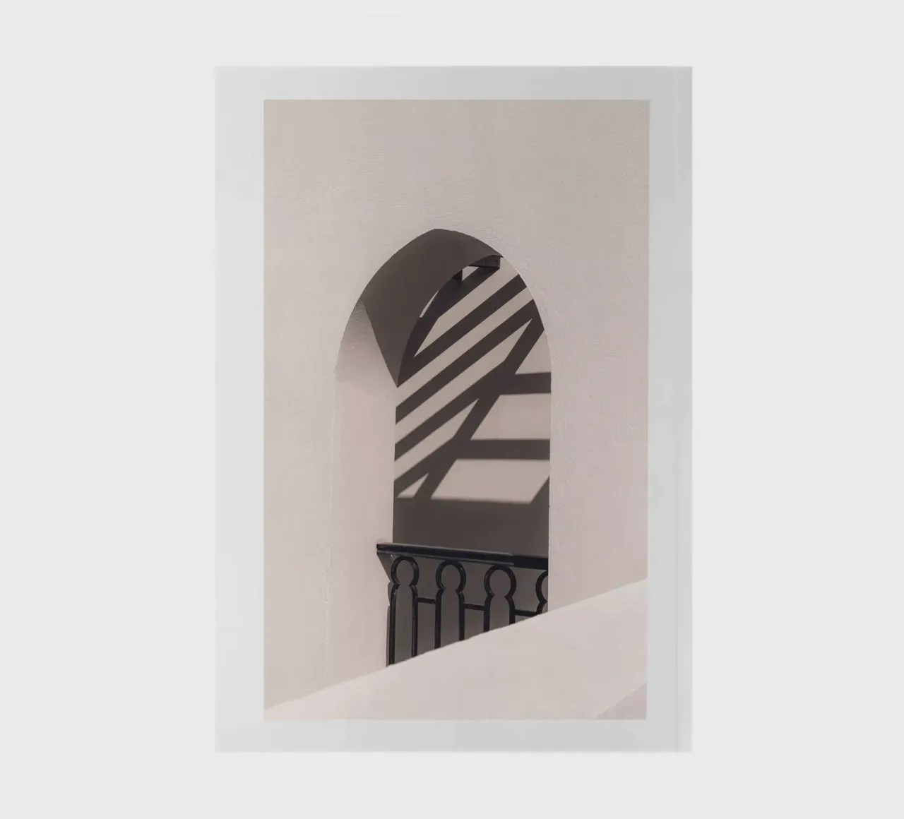 Minimalist architecture - Geometric shadows notebook by Whole©