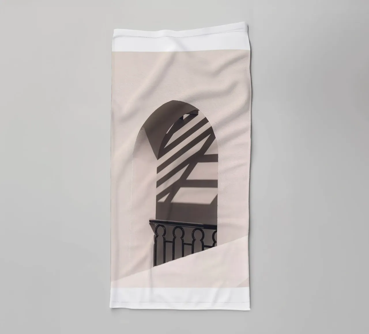 Minimalist architecture - Geometric shadows towel by Whole©