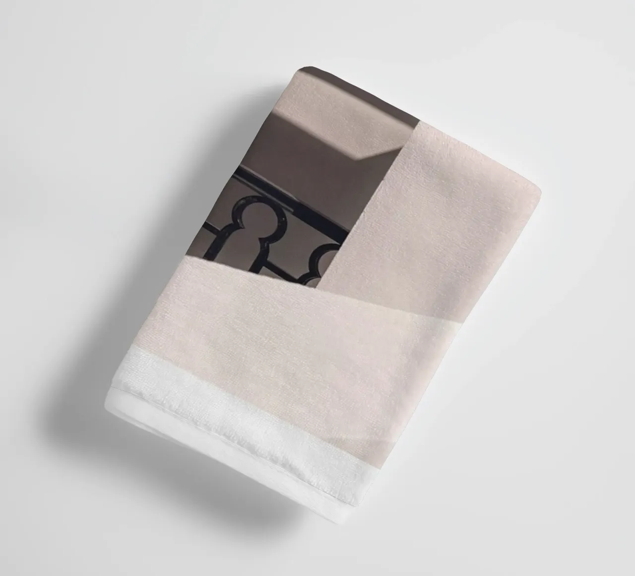 Minimalist architecture - Geometric shadows towel by Whole©