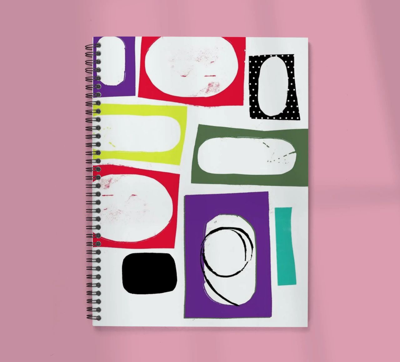 Cutting Edges spiral notebook by Catherine Aguilar