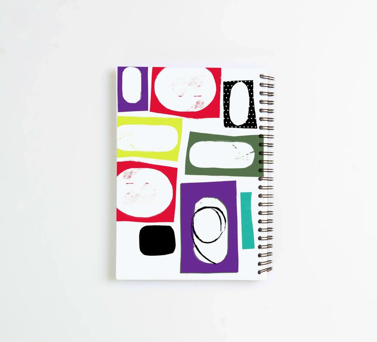 Cutting Edges spiral notebook by Catherine Aguilar