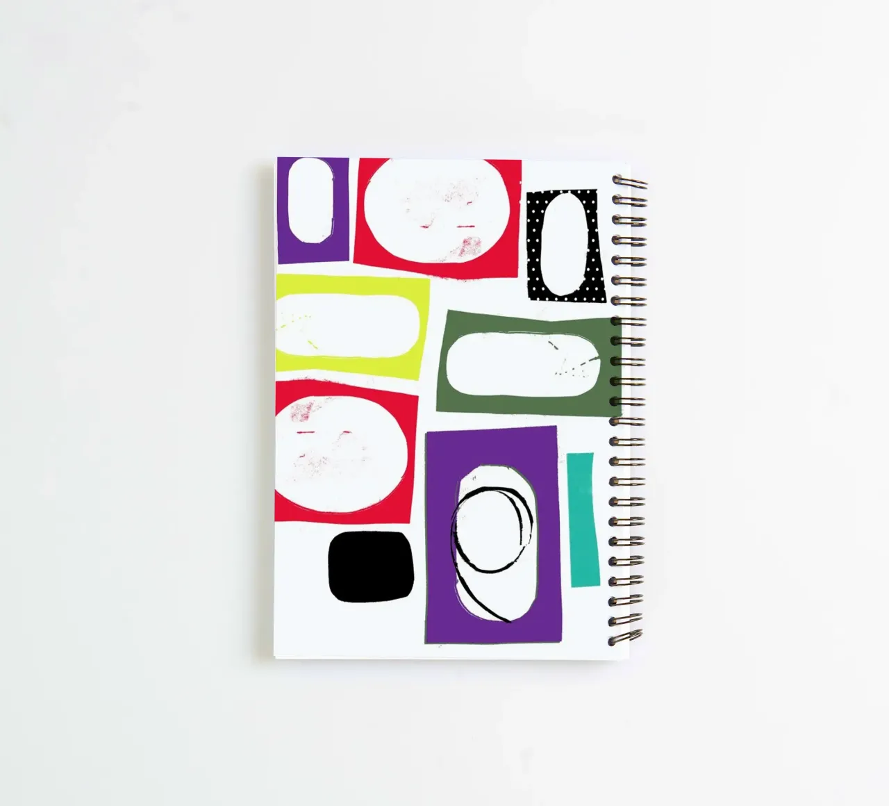 Cutting Edges cuaderno de espiral de Catherine Aguilar