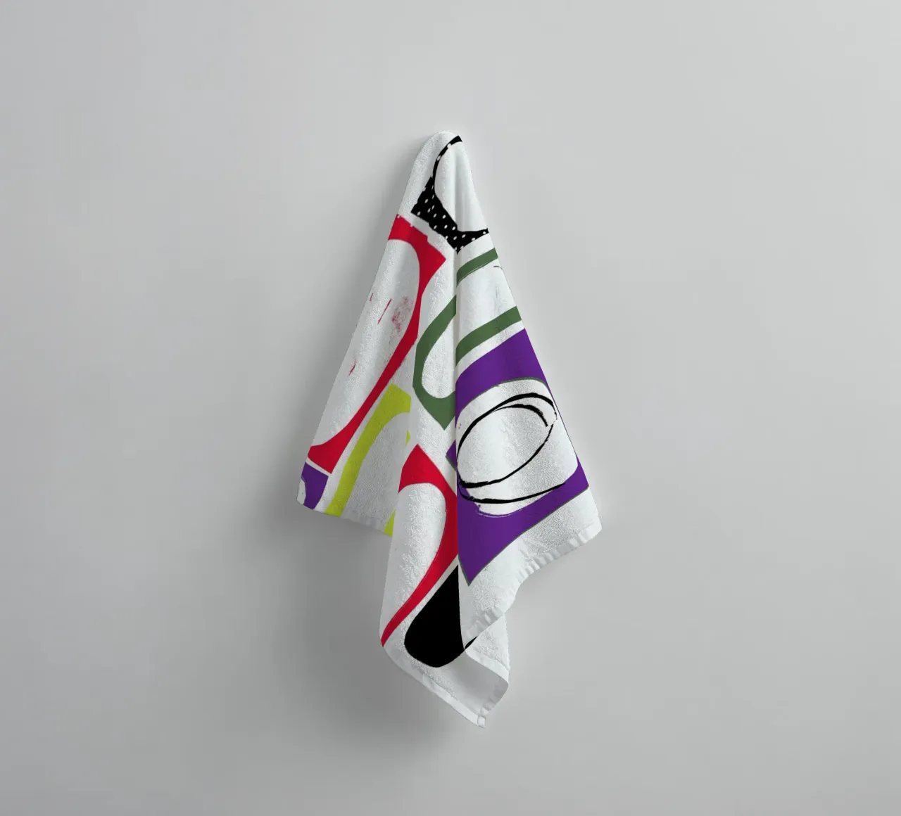 Cutting Edges Handtuch von Catherine Aguilar