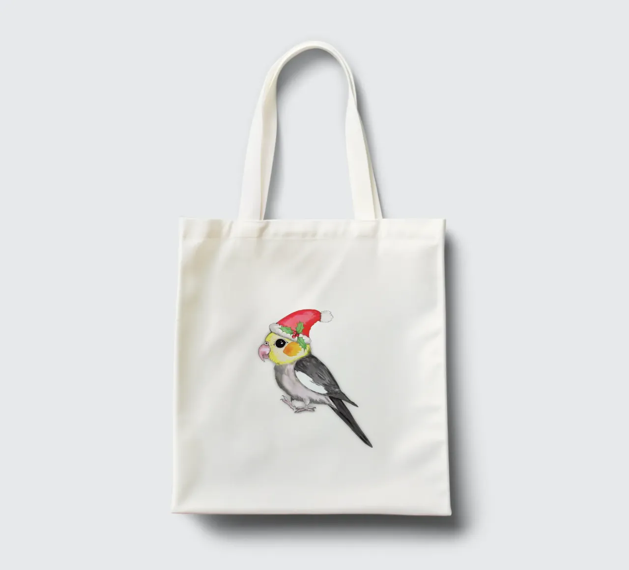 Cacatua di Natale borsa in juta da BwiseLizzy