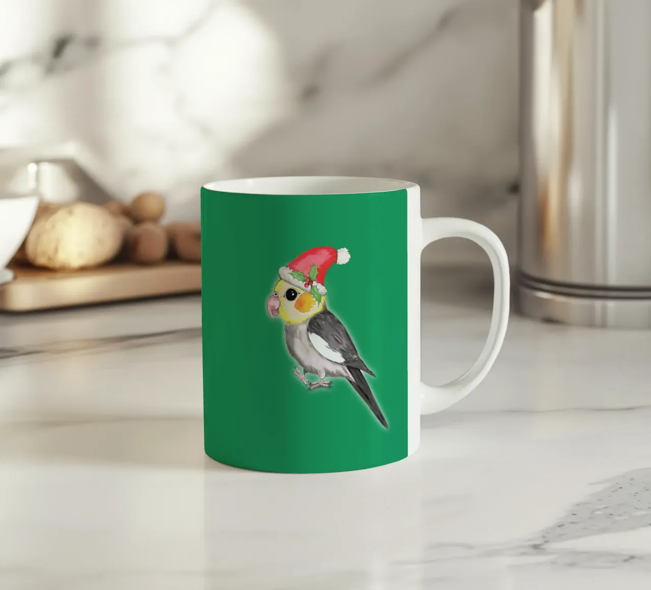 Cacatua di Natale tazza in ceramica da BwiseLizzy