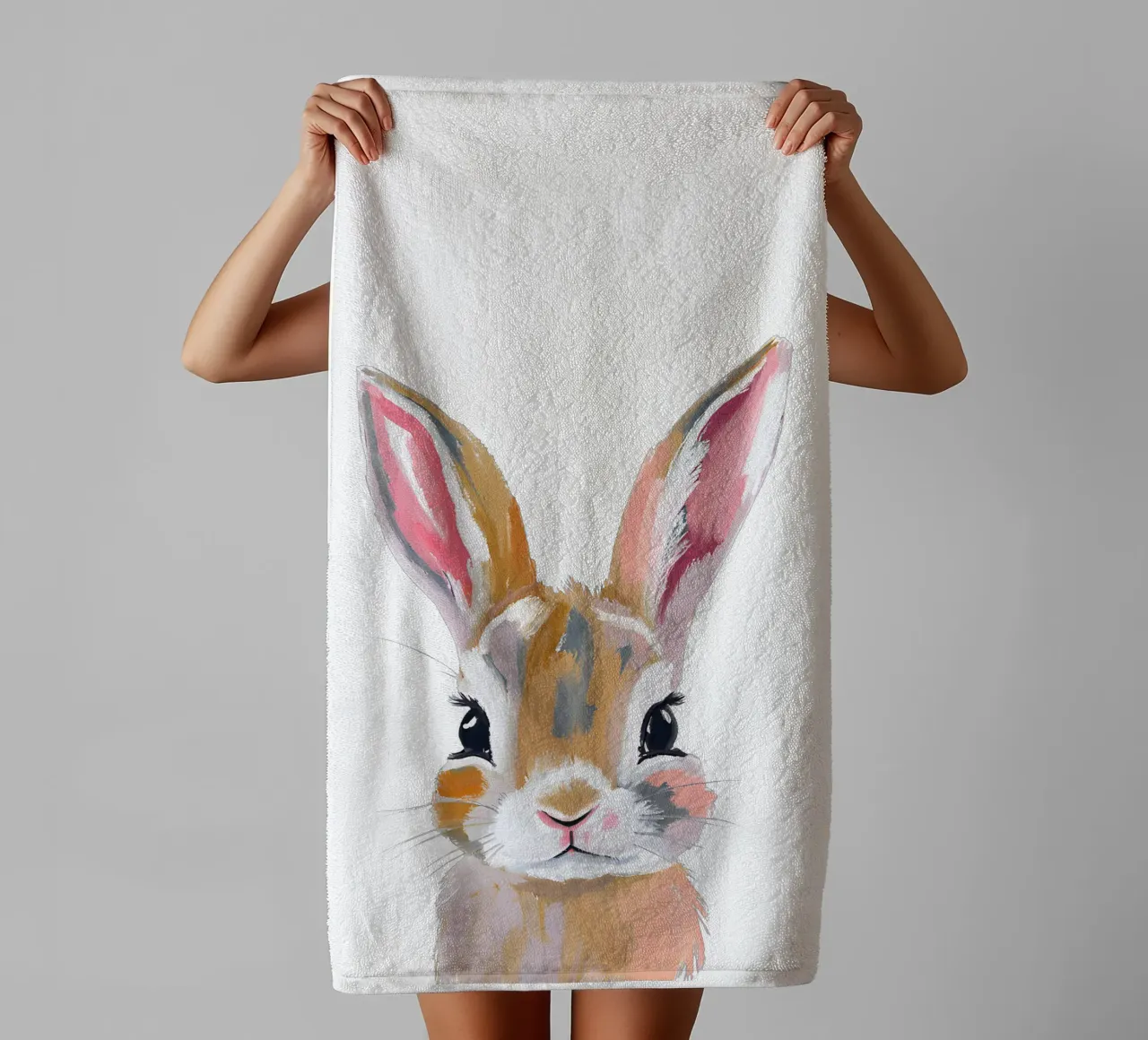 Kleiner Hase towel by Ohkimiko