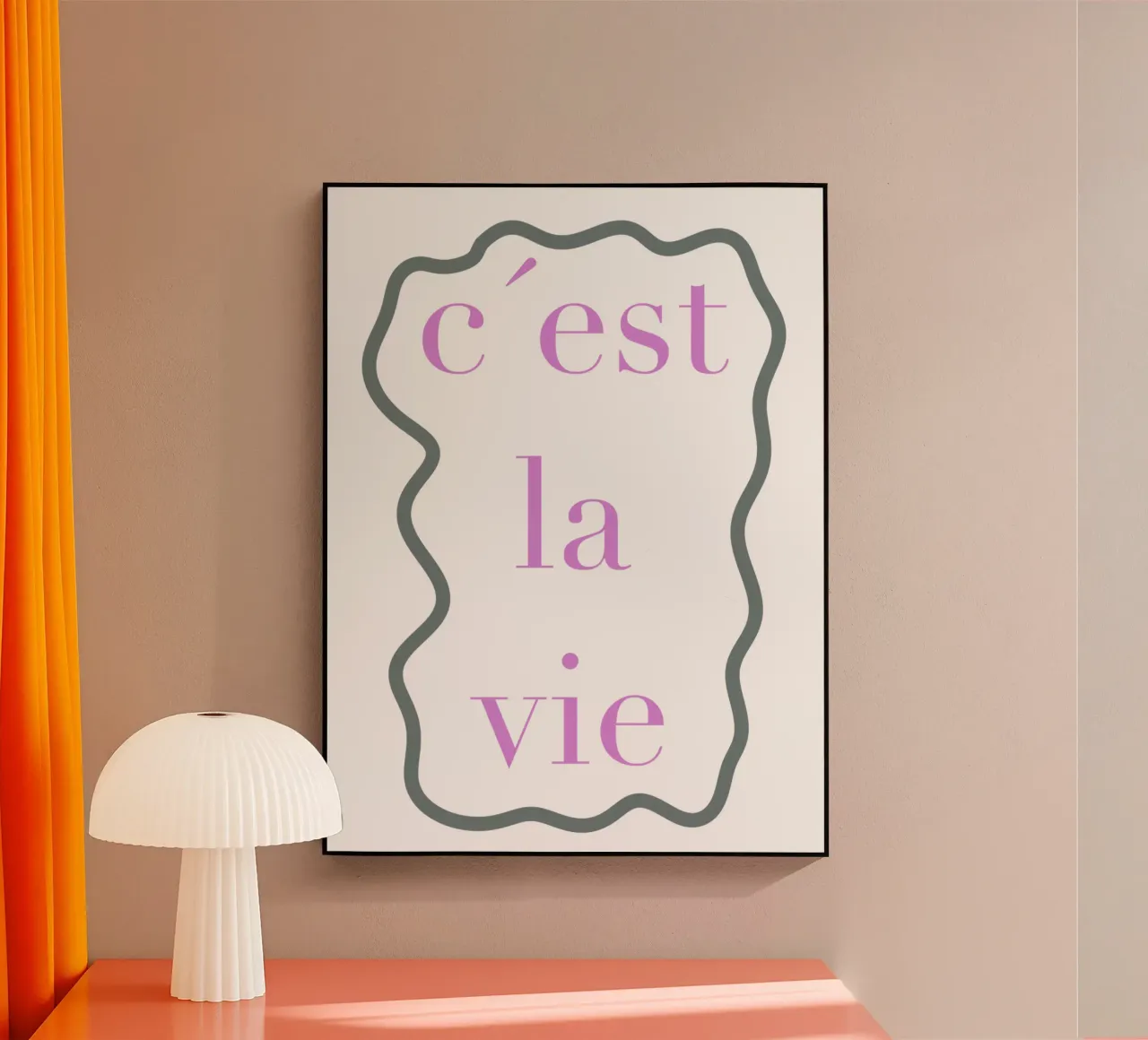 C´est la vie plexiglass da They Call Me Juja