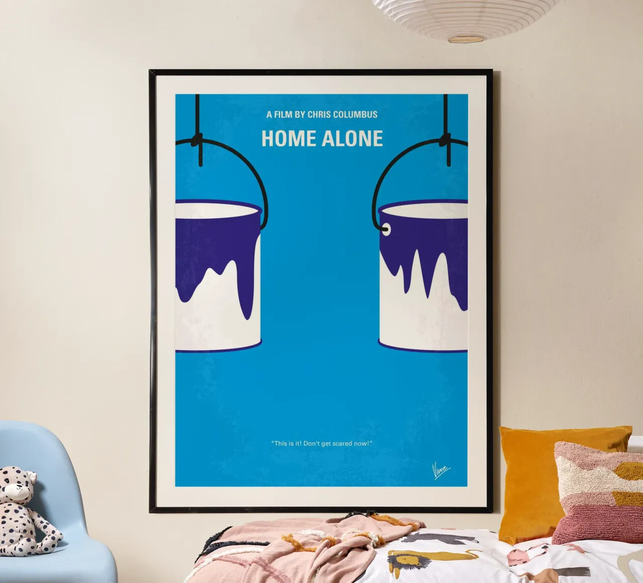 No427 My Alone minimal movie poster carta hahnemühle da Chungkong