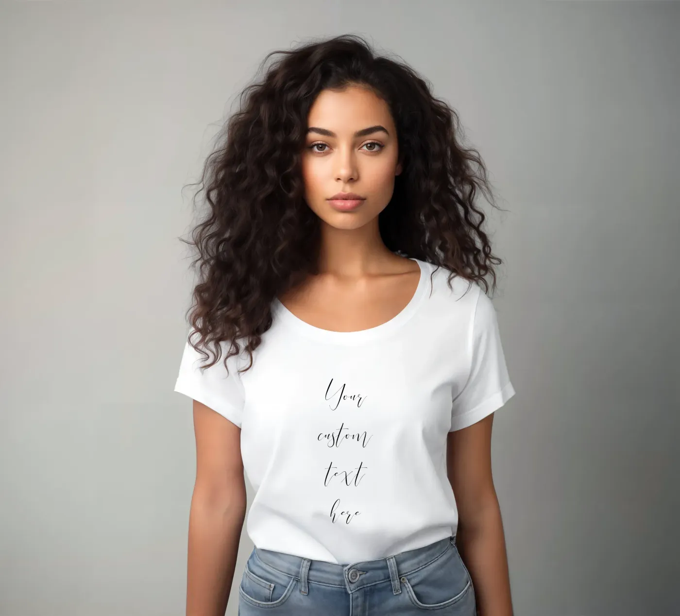 Stampa artistica personalizzata con citazione su misura per minimalisti moderni t-shirt da donna da Custom Name & Quote Prints