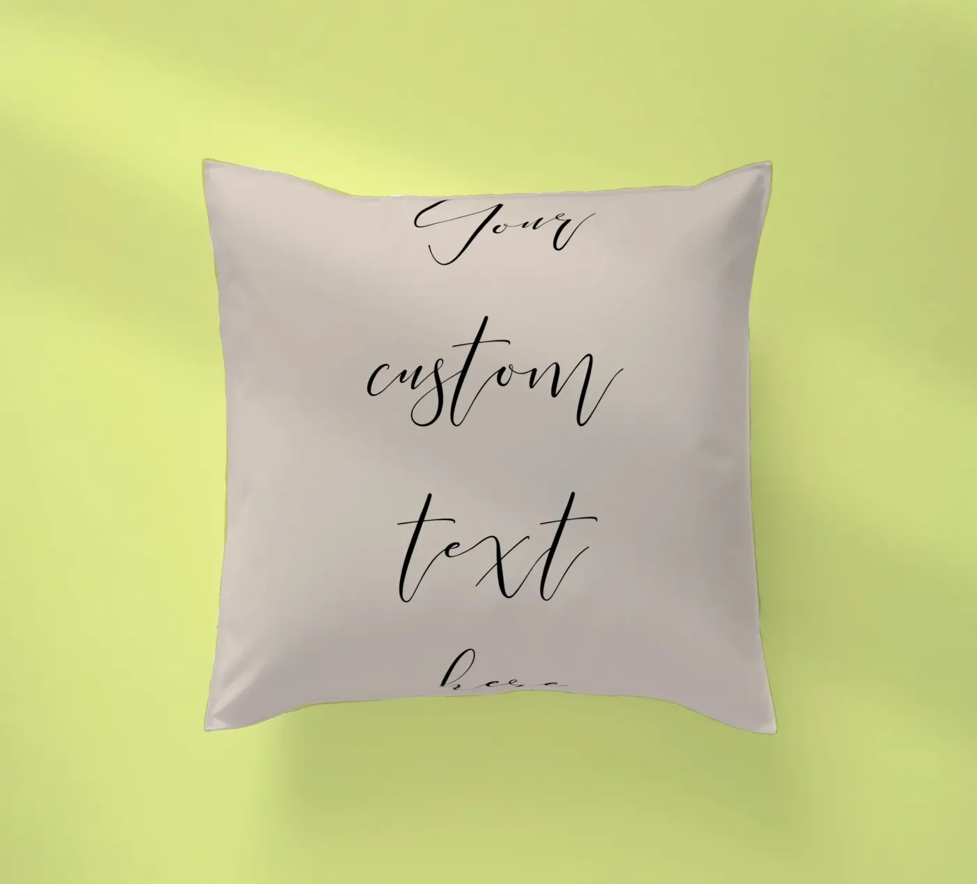 Personalisierter Kunstdruck mit individuellem Zitat für moderne Minimalisten Kissen von Custom Name & Quote Prints