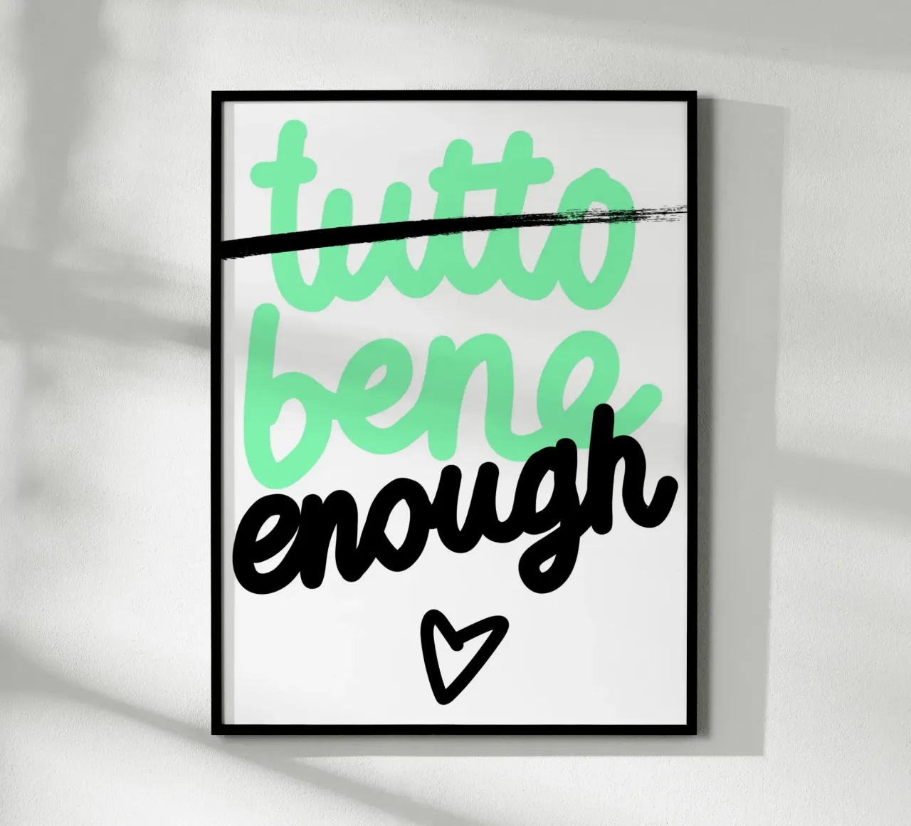 bene enough. poster da FRICKE DESIGN