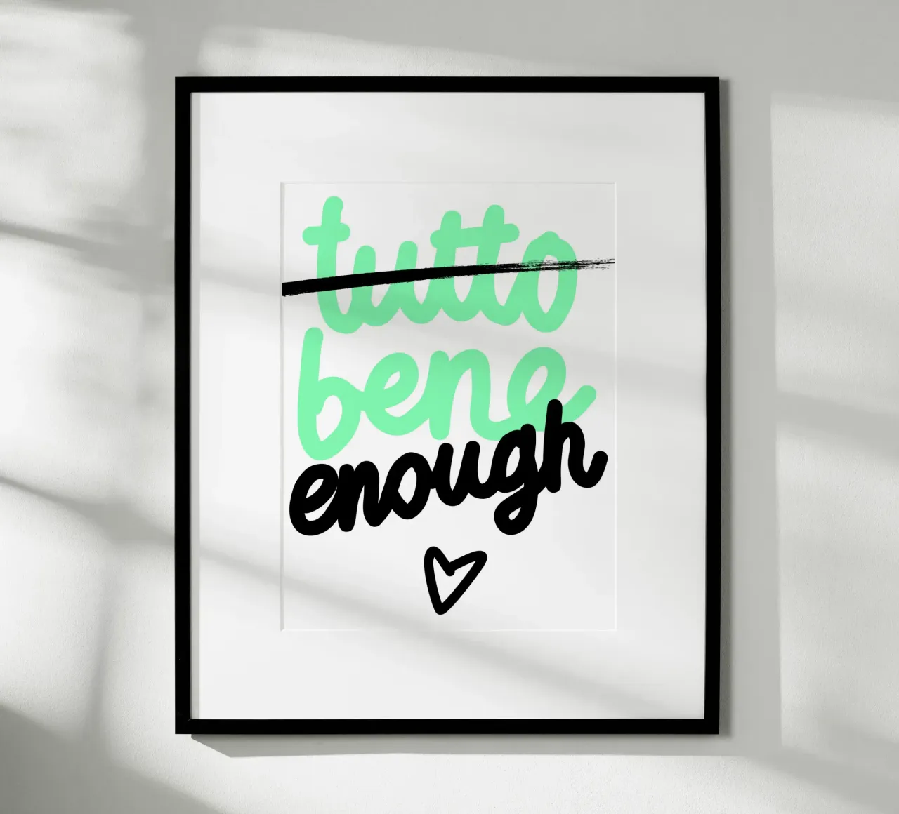 bene enough. poster da FRICKE DESIGN