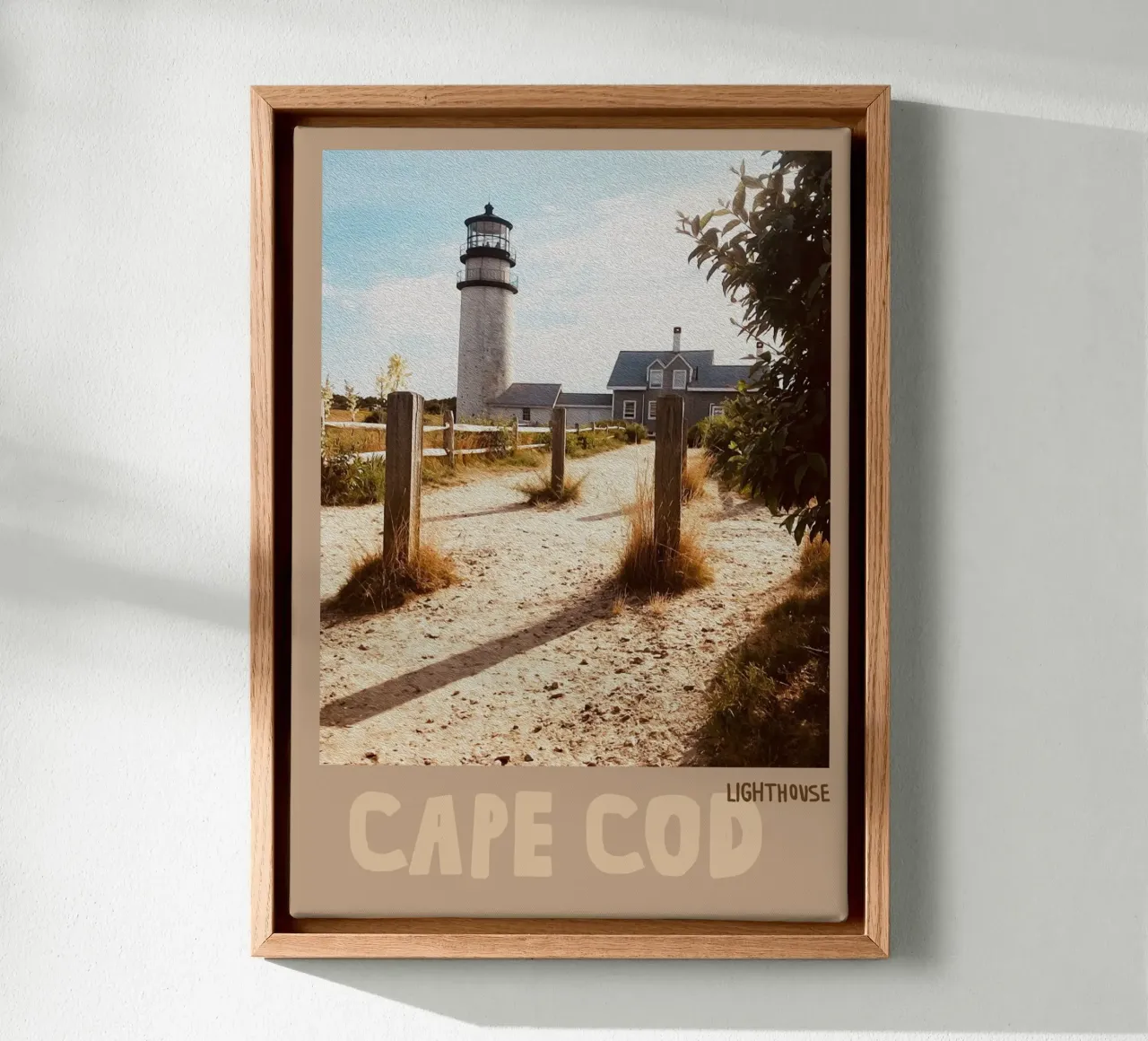 Cape Cod Lighthouse canvas by SanniBee.