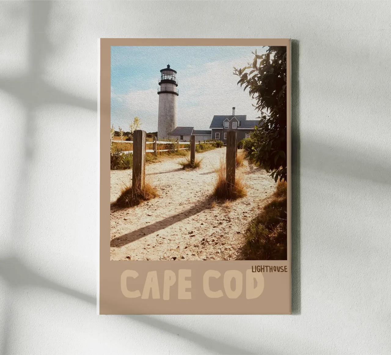 Cape Cod Lighthouse canvas by SanniBee.
