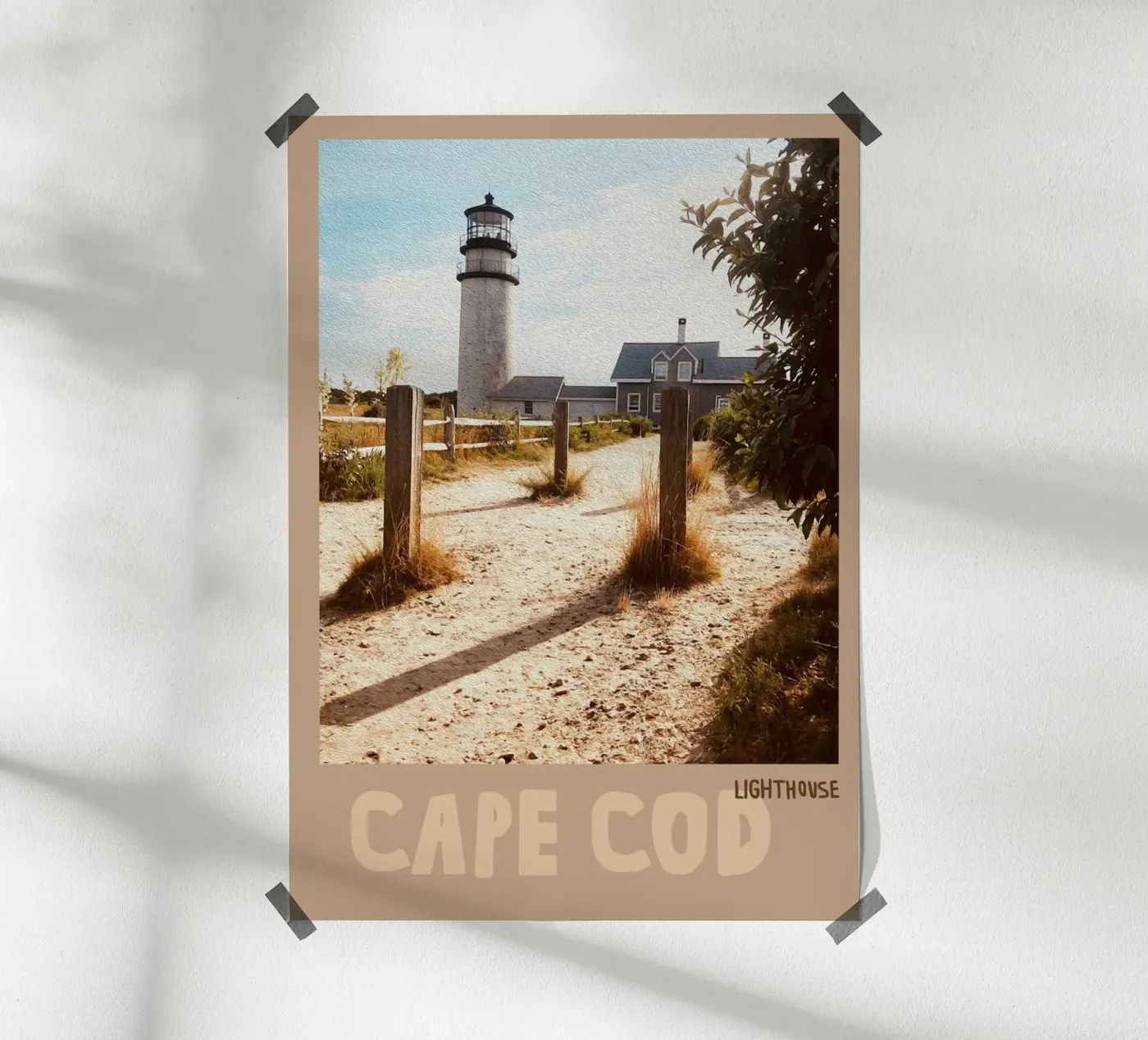Vuurtoren van Cape Cod poster van SanniBee.