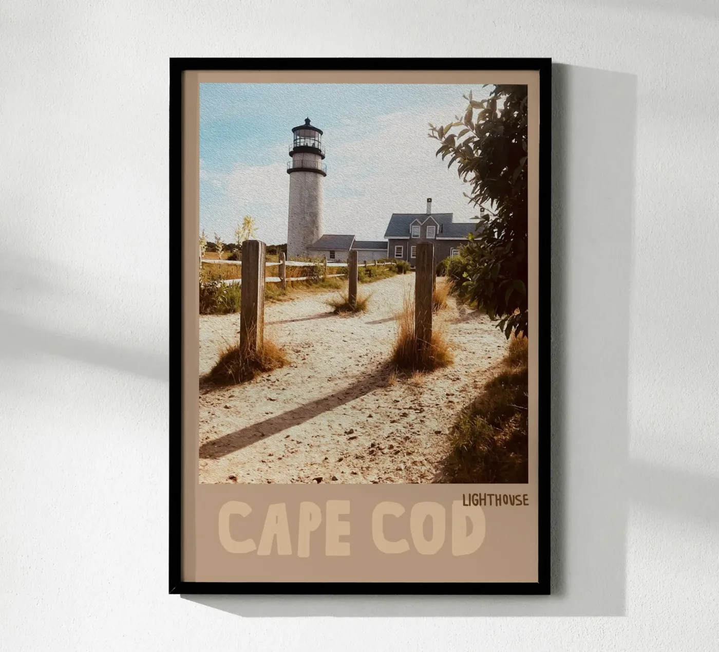 Vuurtoren van Cape Cod poster van SanniBee.