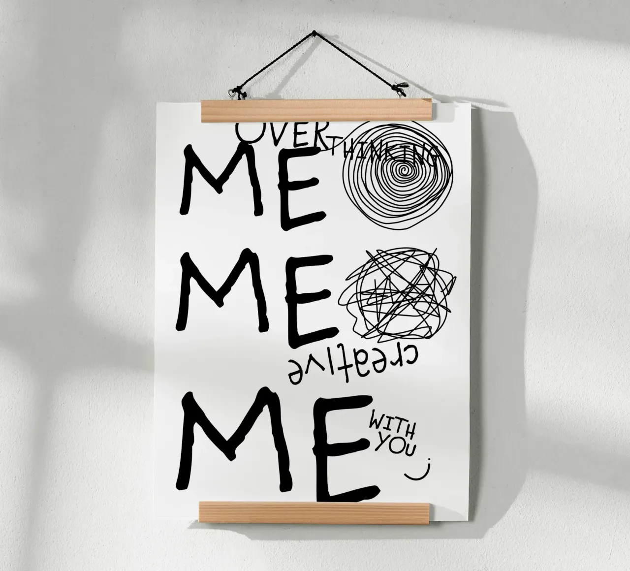 ME. poster da FRICKE DESIGN