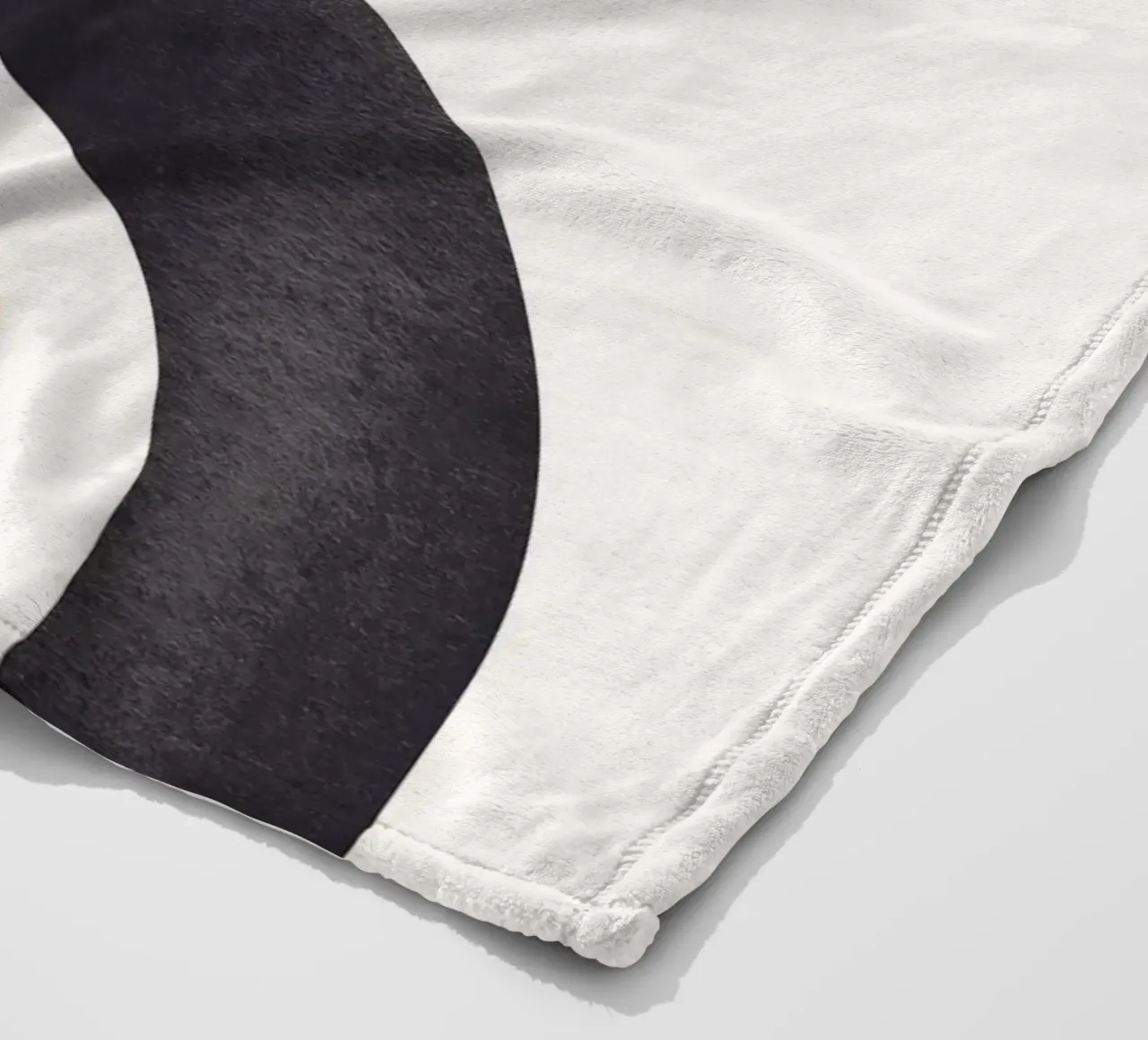 Forme geometriche - minimalismo in oro e nero coperta in pile da Whole©
