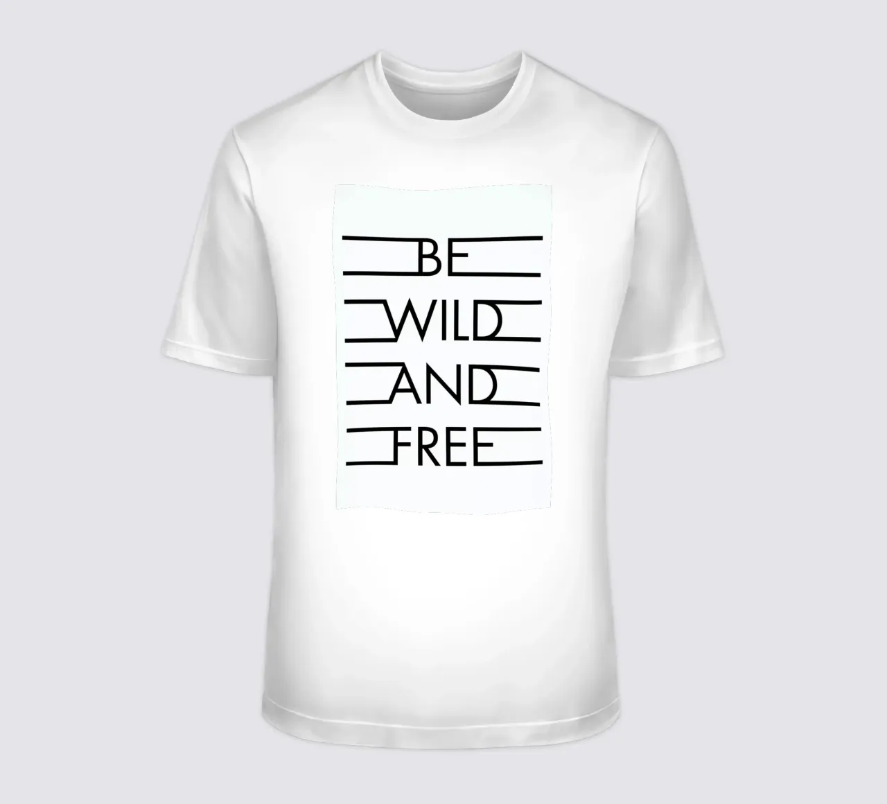 Be Wild & Free - White t-shirt da Honeymoon Hotel