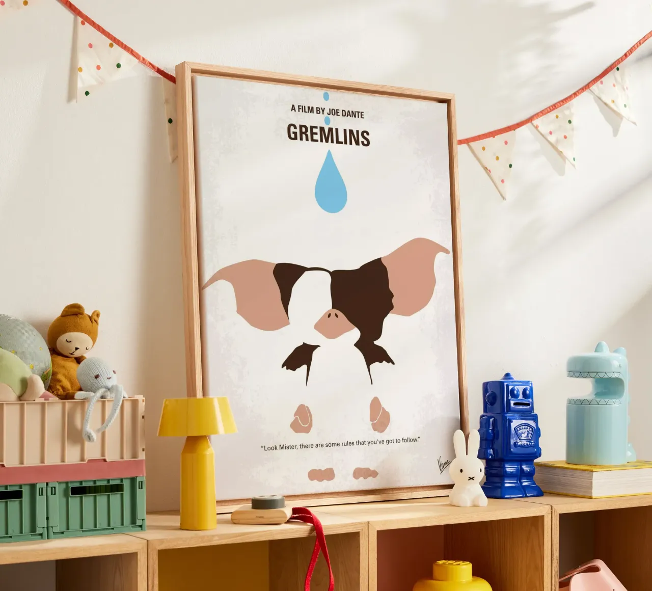 No451 My Gremlins minimal movie poster tela da Chungkong