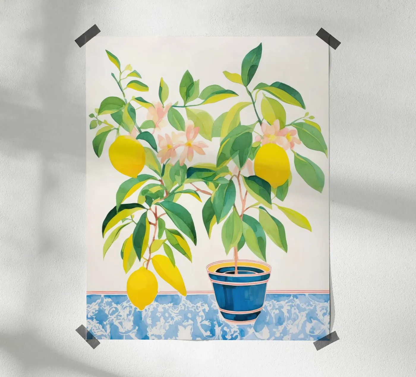 Lemon Tree Bloom poster by DaarbyN
