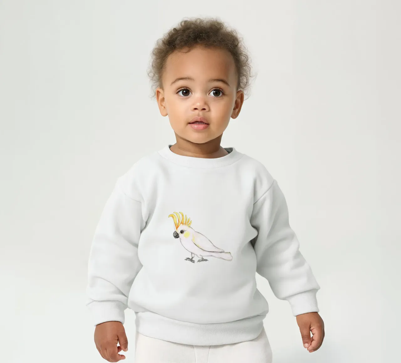 Cacatua dalle creste di zolfo felpa neonato da BwiseLizzy