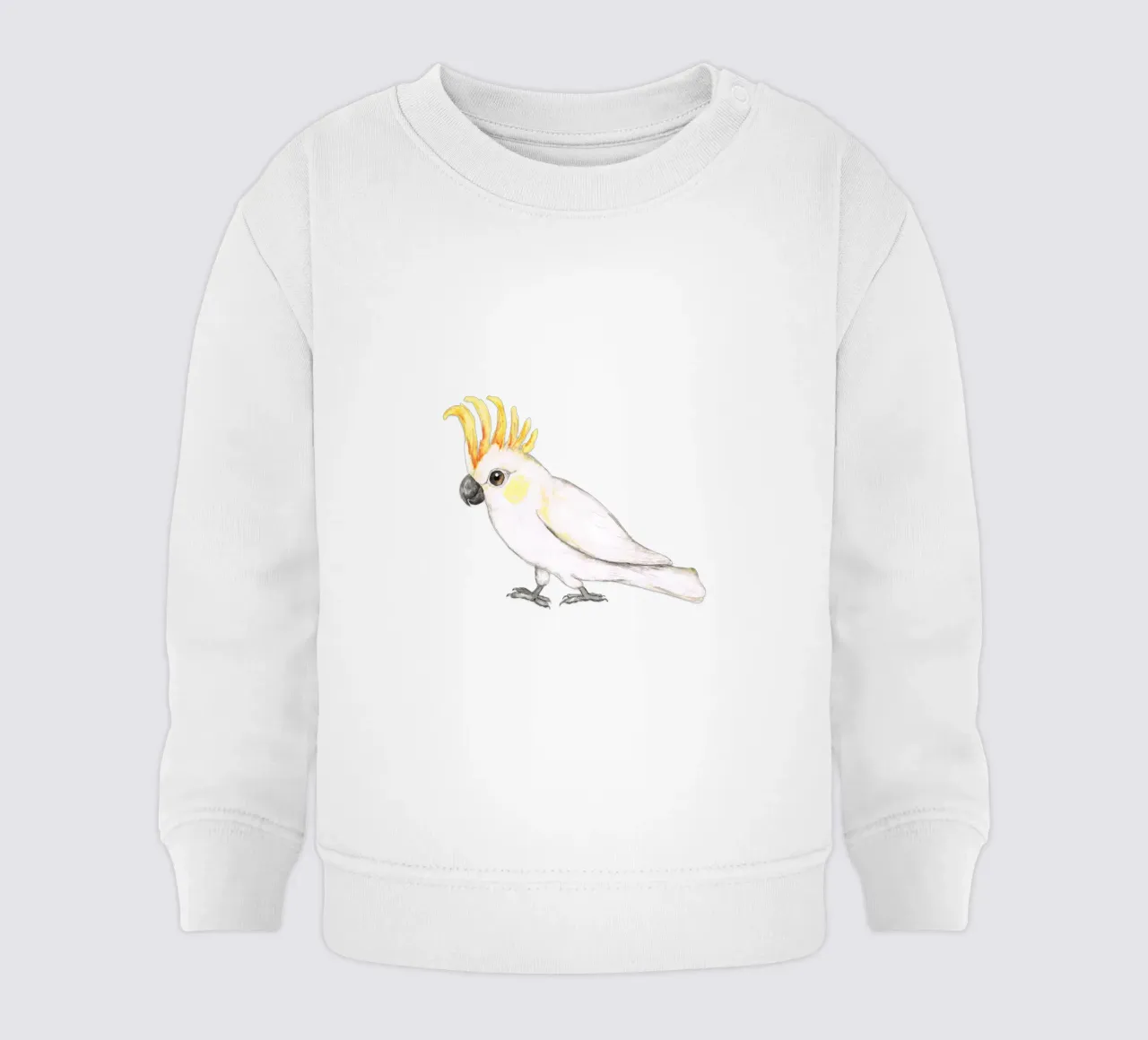 Cacatua dalle creste di zolfo felpa neonato da BwiseLizzy