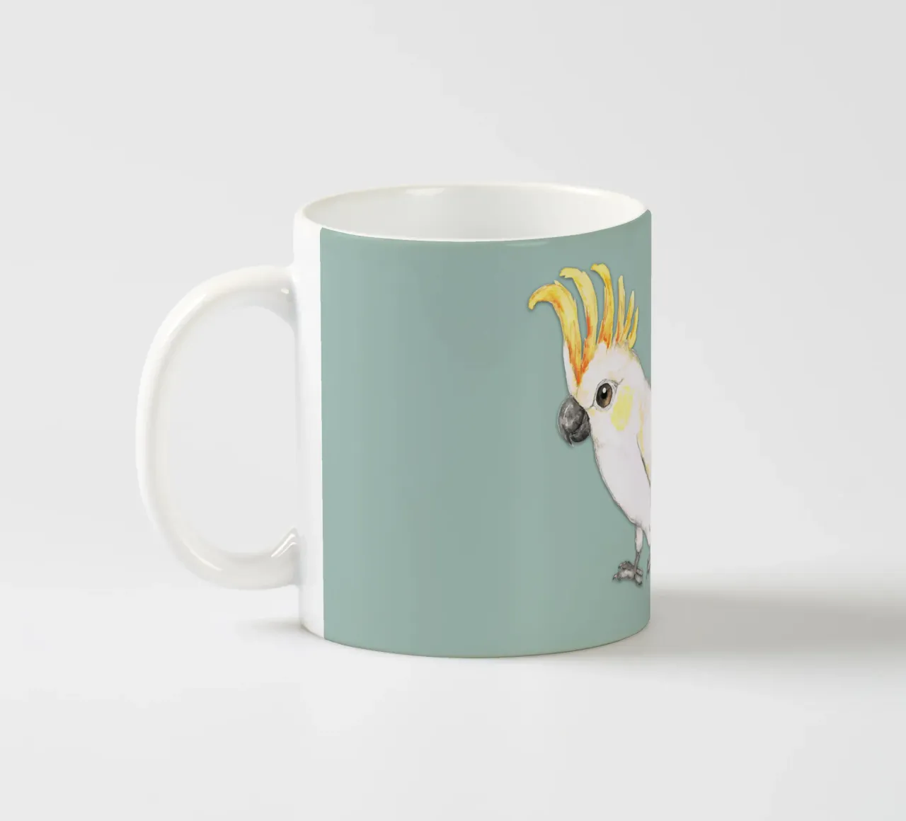 Cacatua dalle creste di zolfo tazza in ceramica da BwiseLizzy