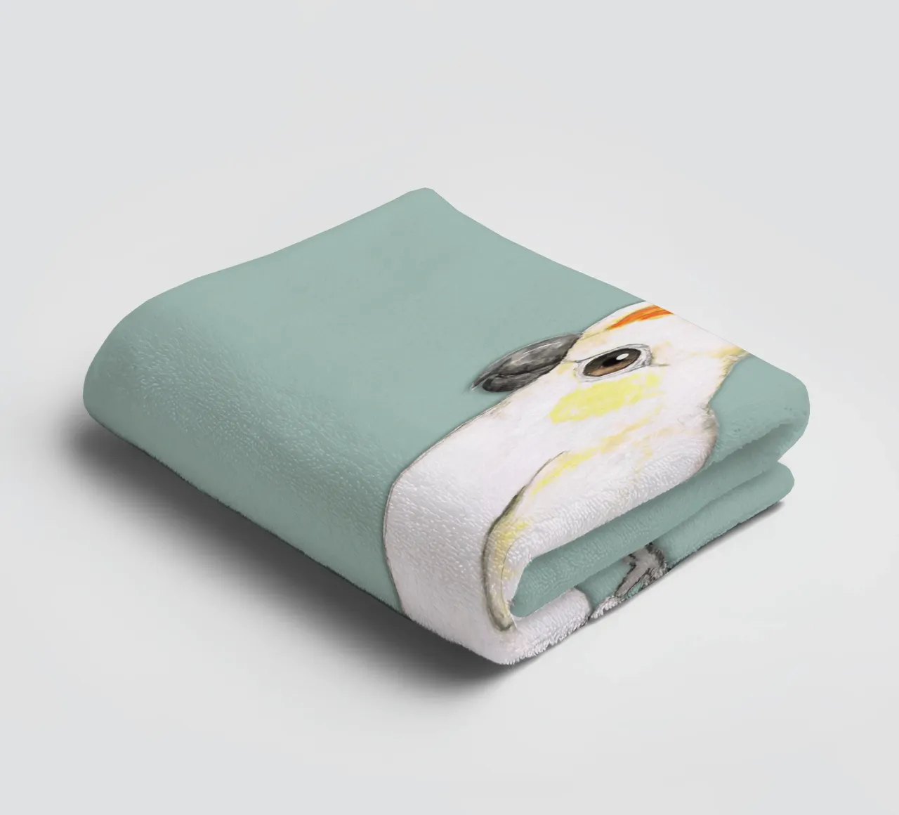 Cacatua dalle creste di zolfo asciugamano da bagno da BwiseLizzy