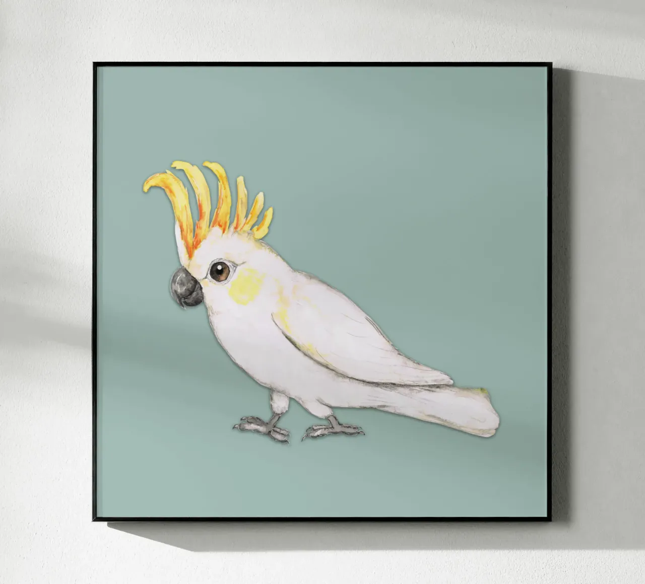 Cacatua dalle creste di zolfo plexiglass da BwiseLizzy
