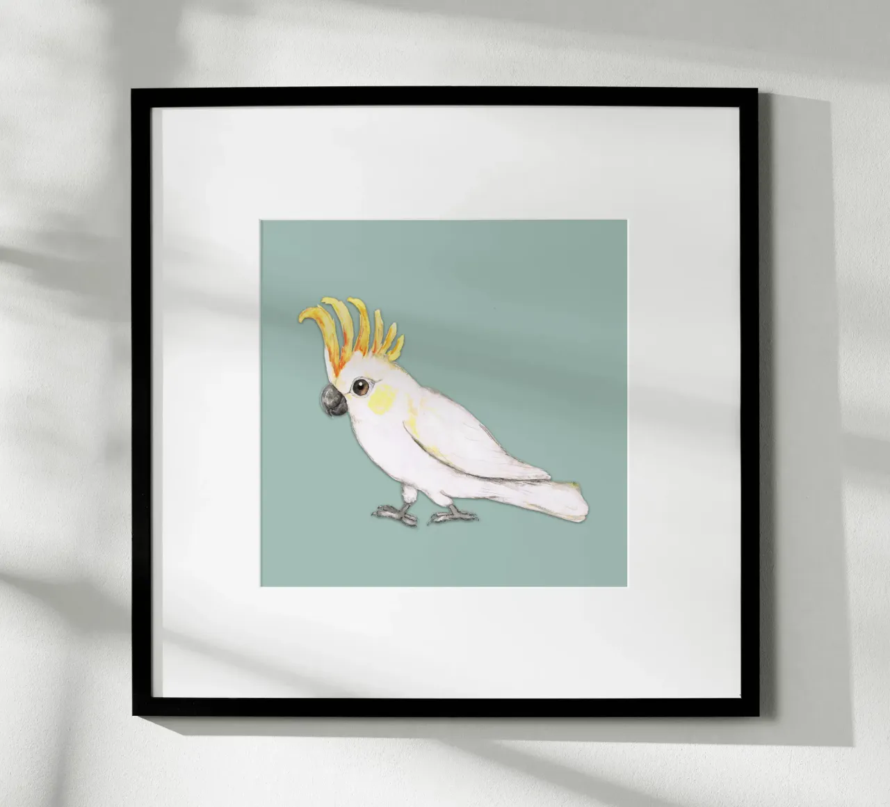 Cacatua dalle creste di zolfo poster da BwiseLizzy