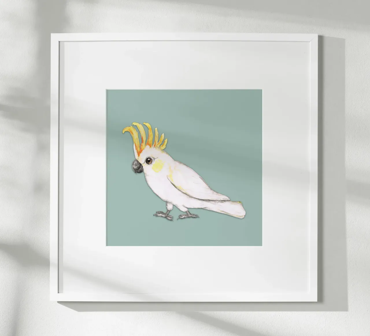 Cacatua dalle creste di zolfo poster da BwiseLizzy