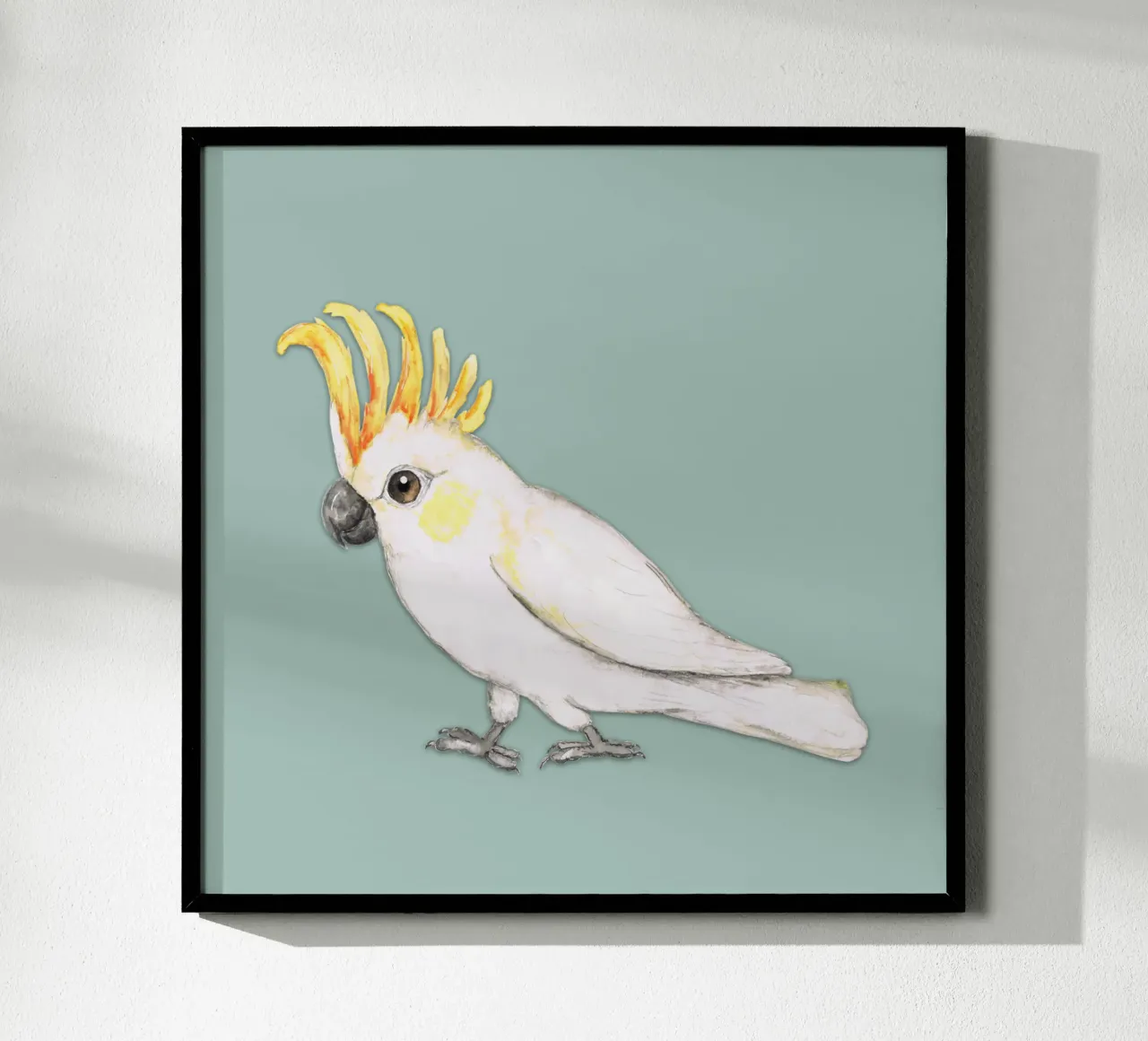 Cacatua dalle creste di zolfo poster da BwiseLizzy