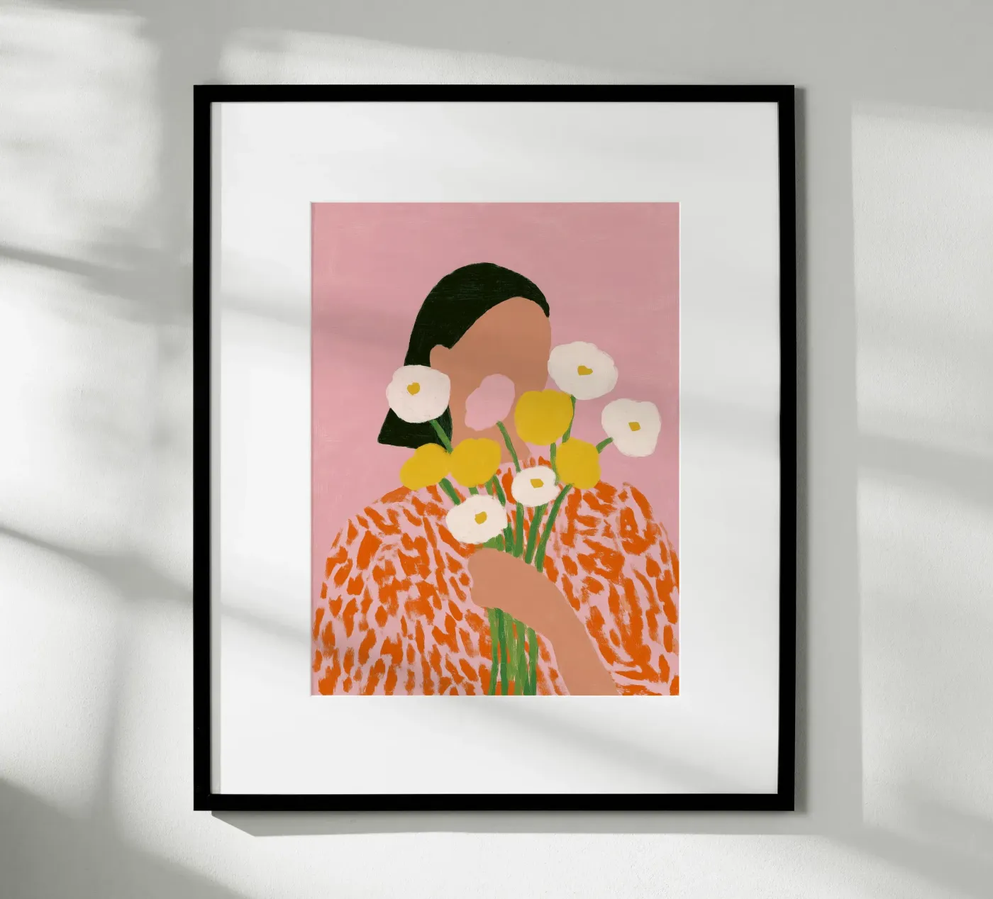 Femme aux fleurs sauvages poster de Studio Remiér