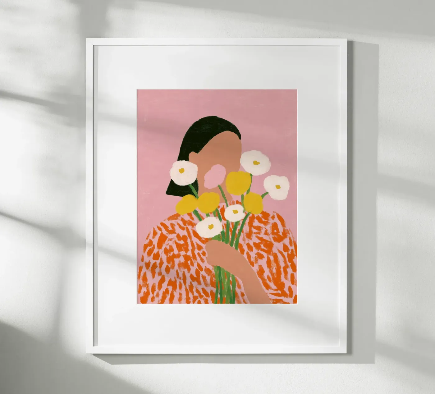 Femme aux fleurs sauvages poster de Studio Remiér
