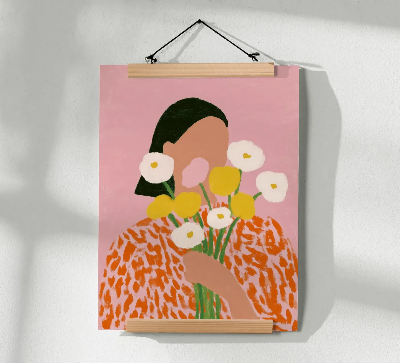 Femme aux fleurs sauvages poster de Studio Remiér
