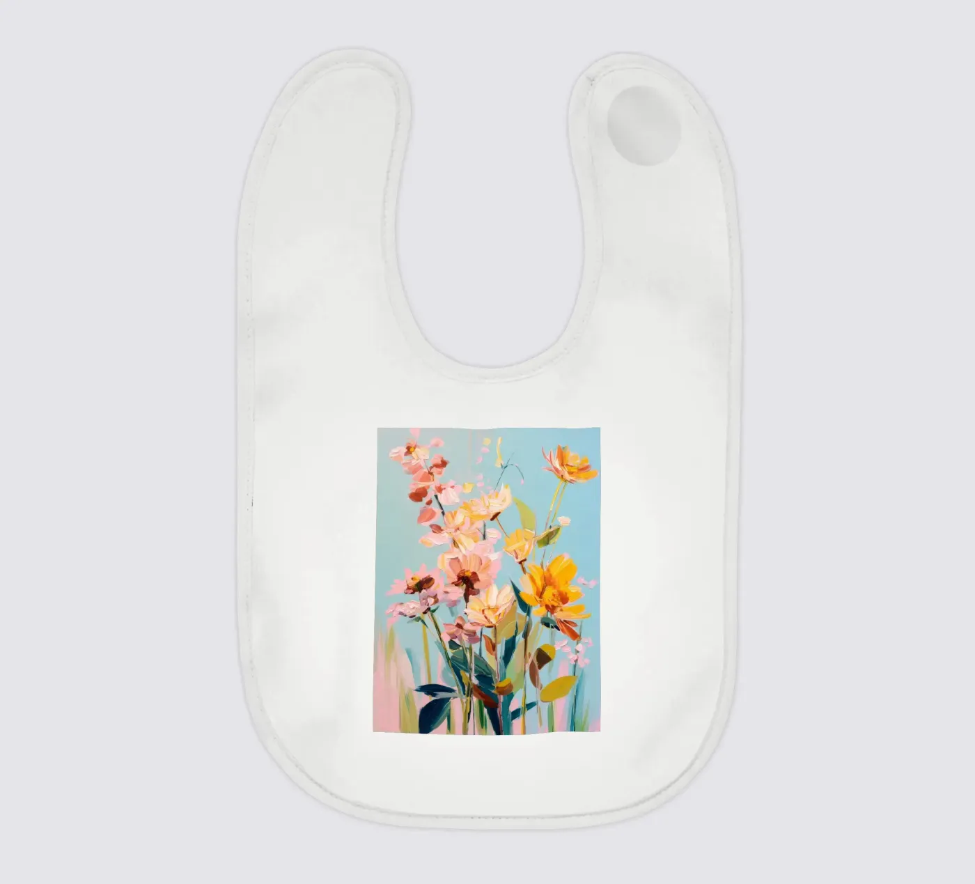 Spring Harmony baby bib by DaarbyN