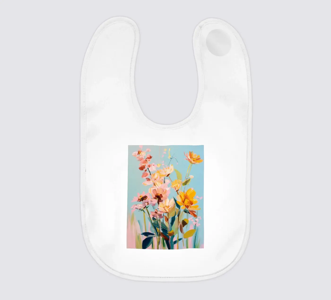 Spring Harmony baby bib by DaarbyN