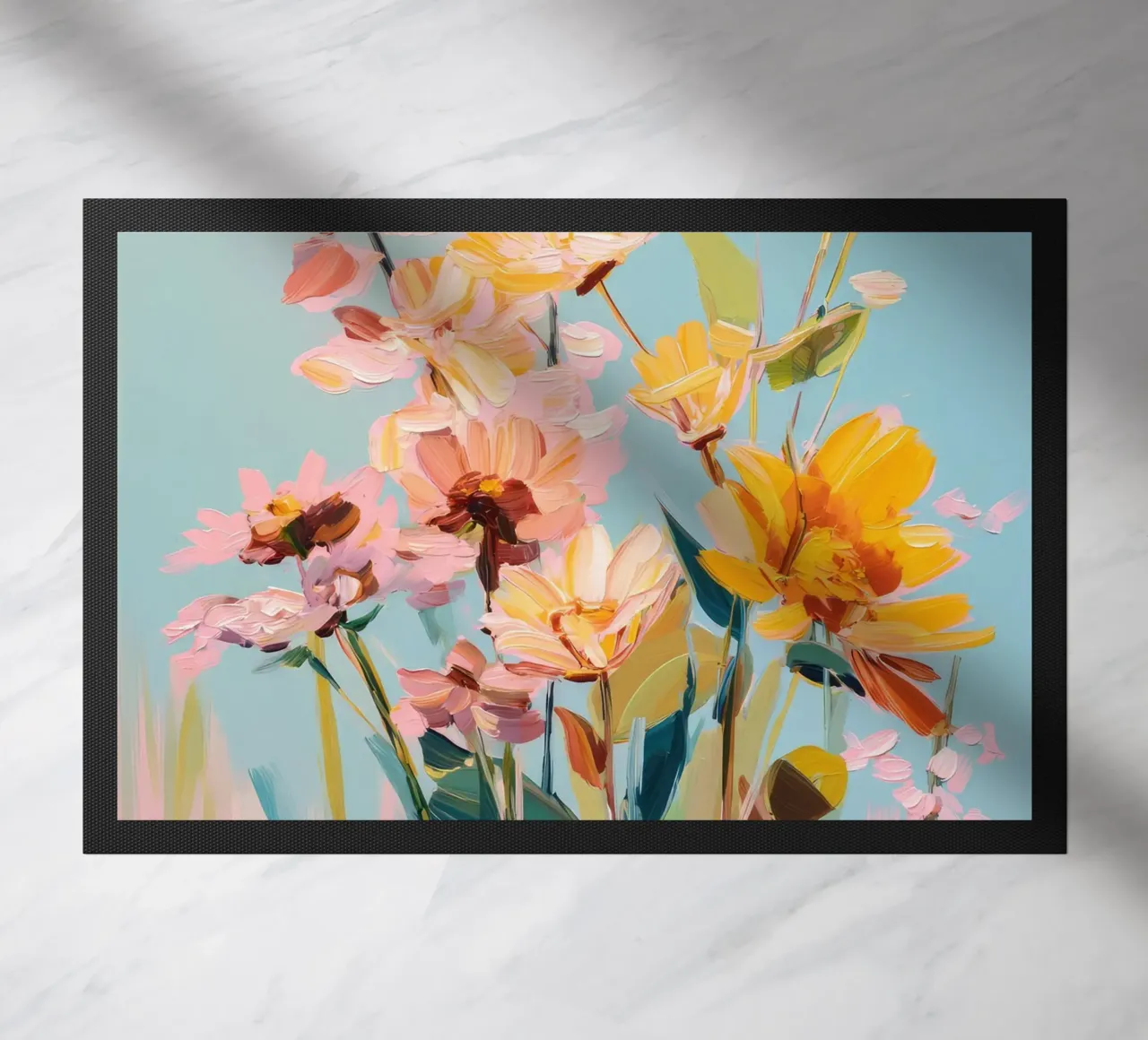 Spring Harmony doormat by DaarbyN