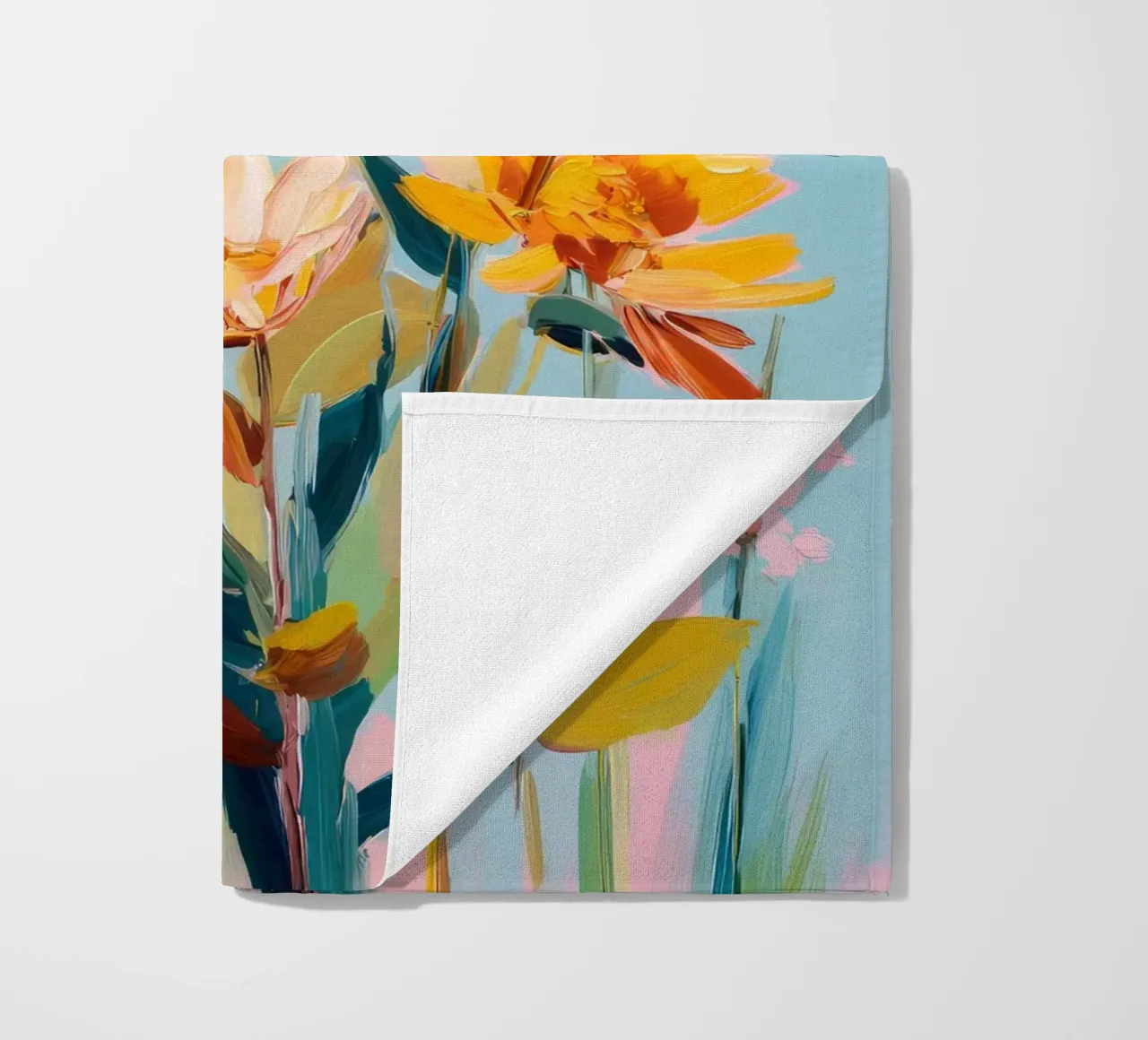 Lenteharmonie strandhanddoek van DaarbyN